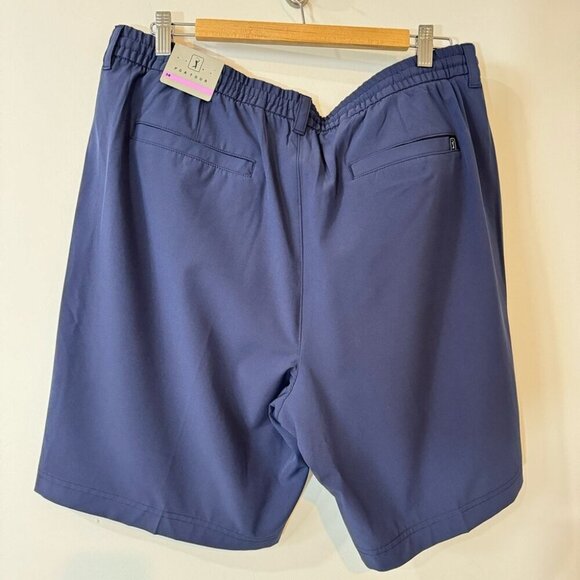 NWT PGA Tour Navy Blue Dressy Athletic Golf Shorts Size 38 - Picture 6 of 15